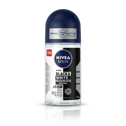 Nivea Men Black & White Invisible Original 72H Roll-On Deodorant