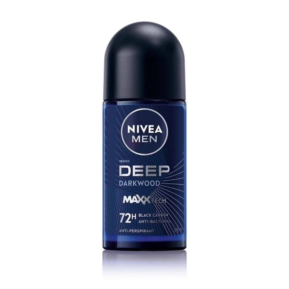 Nivea Men Deep Darkwood 72H Anti-Perspirant Roll-on 50ml Nivea Men Deep Darkwood 72H Anti-Perspirant Roll-on 50ml