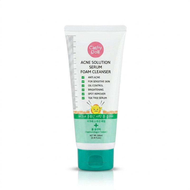 Cathy Doll Acne Solution Serum Foam Cleanser