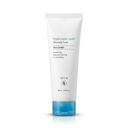 AVCA Micro Bubble Hyaluronic Acid Cleansing Foam
