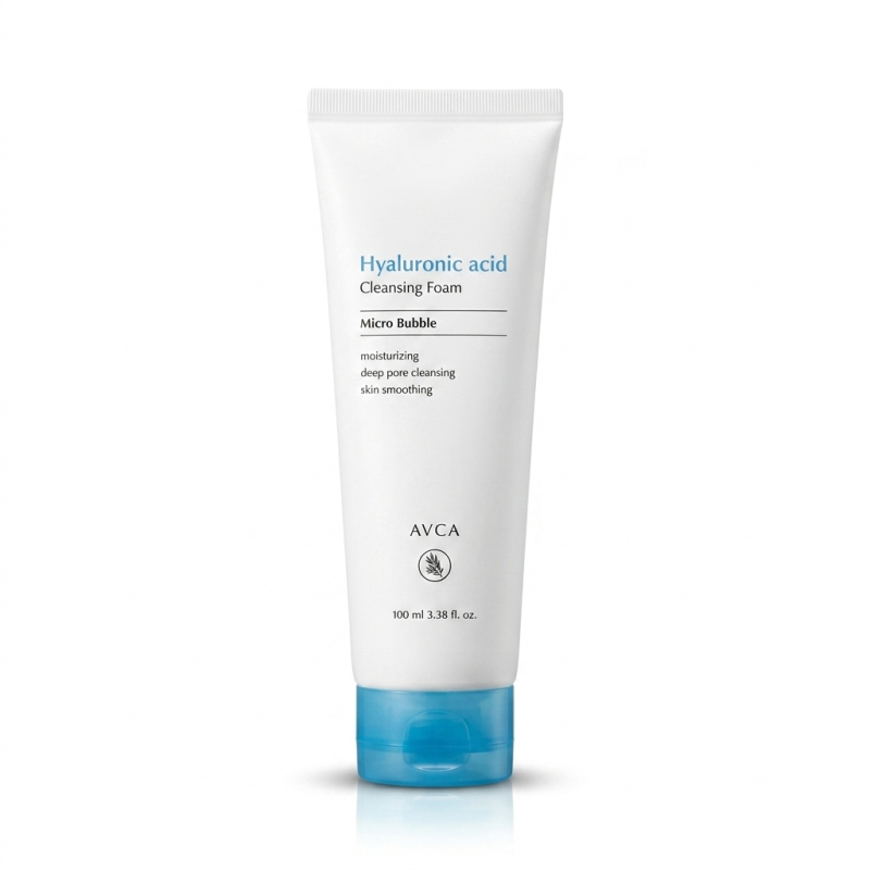 AVCA Micro Bubble Hyaluronic Acid Cleansing Foam