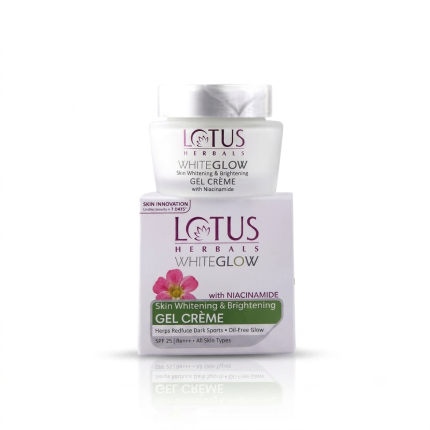 Lotus Herbal Whiteglow Skin Whitening & Brigntening Gel Crème spf-25 PA+++ 35gms