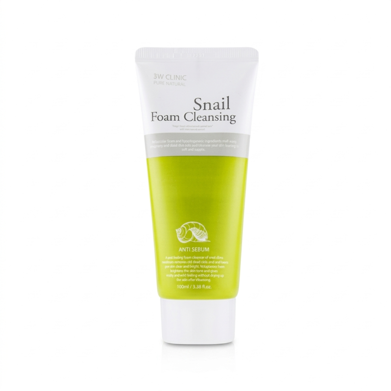 3W Clinic Snail Cleansing Foam