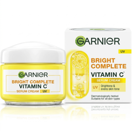 Garnier Bright Complete Vitamin C Serum Cream UV
