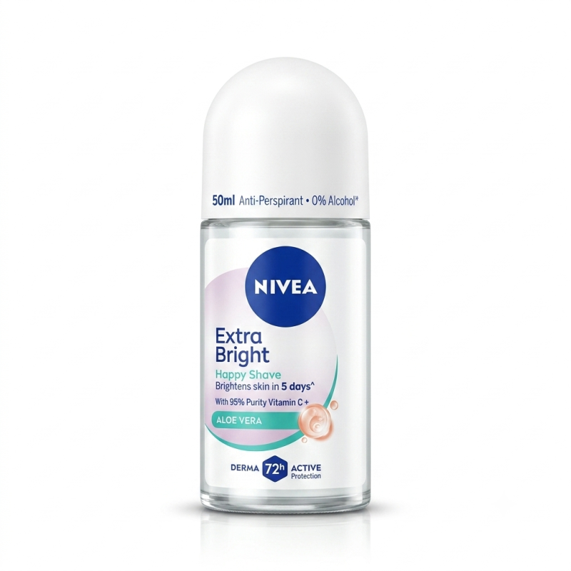 NIVEA Brightening Happy Shave 8 Superfood Anti-Perspirant Roll-On Deodorant 50ml
