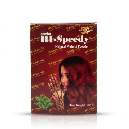 HI-SPEEDY Natural Mehendi Powder 50g