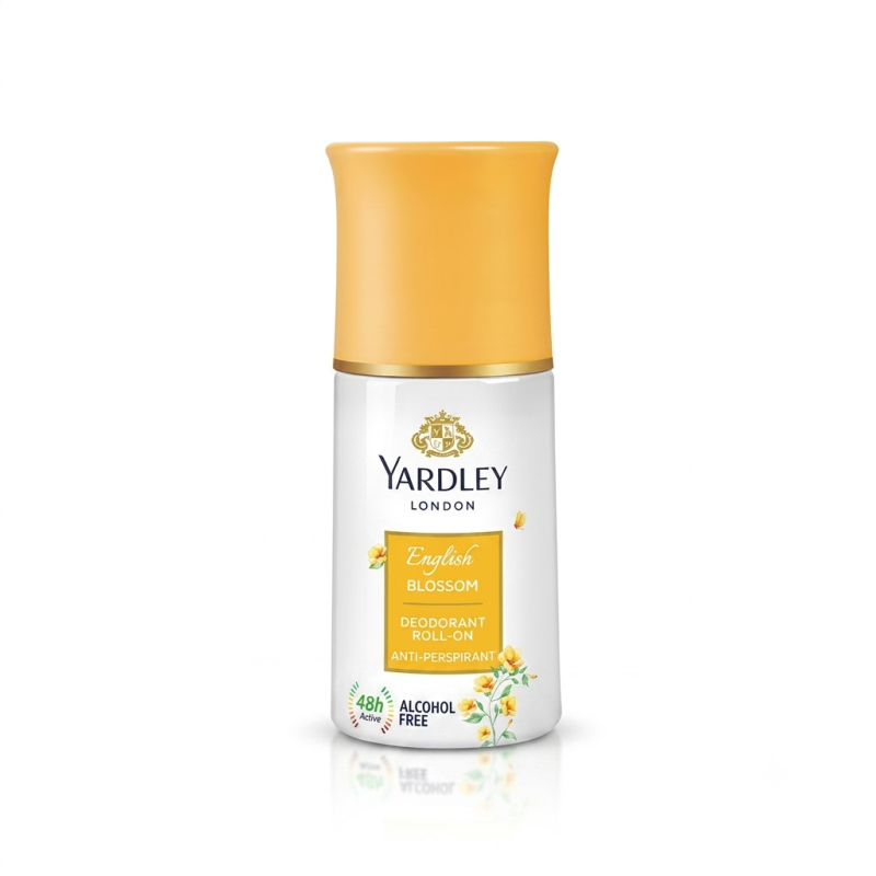 Yardley London English Blossom Anti-Perspirant Deodorant Roll-On for Women 50ml